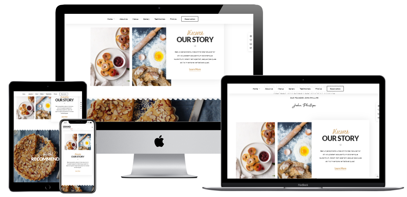 Bakery Web Design